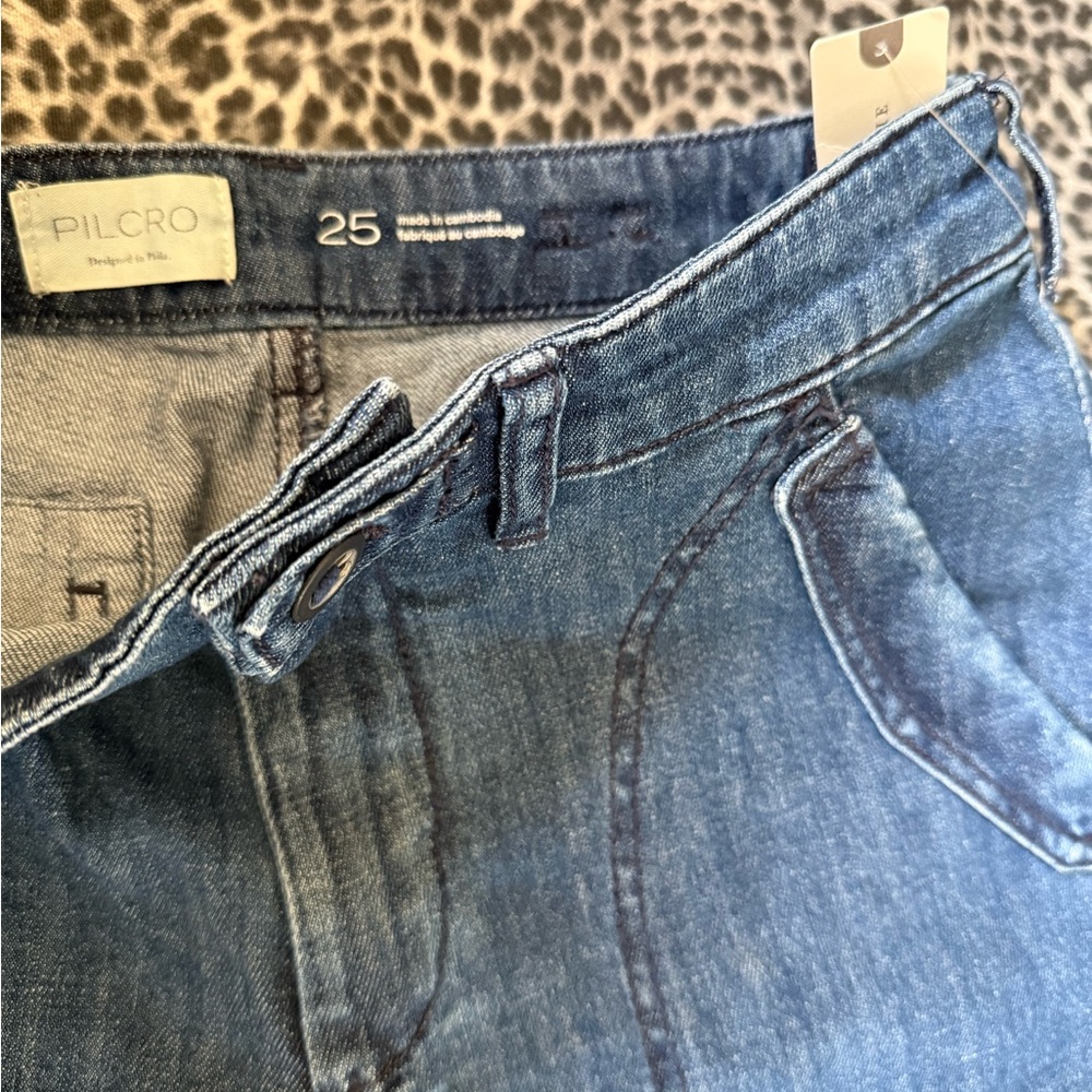 Anthropologie Wide-Leg Denim Jeans in Blue - Picture 13 of 14